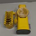 SUSTEAS Rotary Cheese Grater with Handle - Vegetable Shredder with 5 Well-designed Blades & Strong Suction Base,Round Mandoline Slicer & Food Chopper for Kitchen,with Blade Storage Box(Retro Green)