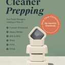 Caraway Glass Food Storage - 4.4 Cup Glass Container - Ceramic Coated Food Container - Non Toxic, Non Stick Lunch Box Container with Lids - Dishwasher, Oven, & Microwave Safe - Perracotta