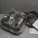 Camping Stove Portable Propane Camp Stove with Independently Adjustable Heat & Carry Bag, Foldable Gas Stove with 2 Burners for Outdoor Cooking,Tailgating & Backyard Gathering,BBQ (Black)