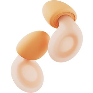 Loop Dream  Silicone/Memory Foam Earplugs for Sleep Comfort | Comfortable Ear Plugs for Muffling Snoring & Sleeping | Customized Fit | 27dB (SNR) Noise Reduction (Peach)