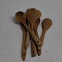 wooden Spoon 7 pics for Cooking - Smooth Finish Teak Woooden utensils for cooking- soft comfort-grip wood spoon for cooking-non-stick wooden cooking utensils- wooden spoon sets