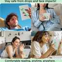 Fotbor 3 Pack Ergonomic Hand Strap for Kindle & Tablets - Lying Reading Essential - Non-Slip Anti-Fall Lightweight Grip Strap, Fits 4.7-8" Kindle/e-Readers/Phones & Tablets (Matcha)