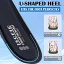 Memory Foam Shoe Inserts for Women Men, Cushion Insoles with Heel Cup for Work Boots Sneakers Flats,Comfort Soles Design for Foot Pain Relief Navy US 11M