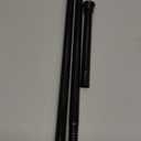 AIZESI Tension Rod 24 to 46 Inch, 1Pcs Black Tension Curtain Rod, Adjustable Spring Tension Rod No Drilling for windowkitchenclosetdoorway