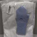 Men Suit Slim Fit 2 Piece Solid 2 Button Business Suits Blazer Wedding Prom Tuxedo for Men Suit Jacket Pants with Tie (XX-Large, White)