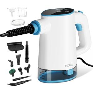 Handheld Steam Cleaner for Home, Pressurized 15s Instant Heat Steam Cleaner, 500ml Removable Water Tank & Self-Clean, Portable Multi-Surface Steamer for Cleaning, Kitchen, Bathroom, Car, Floor