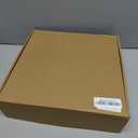 Drink Table, Drink Tables for Small Spaces, Modern Accent Nightstand with Solid Wood Leg for Living Room, Bedroom, Bathroom, Brown