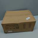 27.5'' Tall Natural Rattan Table Lamps Set of 2, Hand - Woven Wicker Lamp with Linen Shade, Rustic Coastal Boho Style Table Lamps for Bedroom, Living Room, Home Decor (Seagrass Brown)