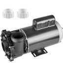 VEVOR 2 Speed SPA Pump, 56-Frame, AC 220V Hot Tub SPA Pump, 4 HP / 210 GPM / 65.61 ft High Speed or 0.7 HP / 103 GPM / 16.07 ft Low Speed, 2'' Port 90° Rotational Interface for Hot Tub