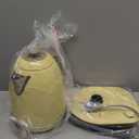 BUYDEEM K640 Stainless Steel Electric Tea Kettle with Auto Shut-Off and Boil Dry Protection, 1.7 Liter Cordless Hot Water Boiler with Swivel Base, 1440W, Mellow Yellow