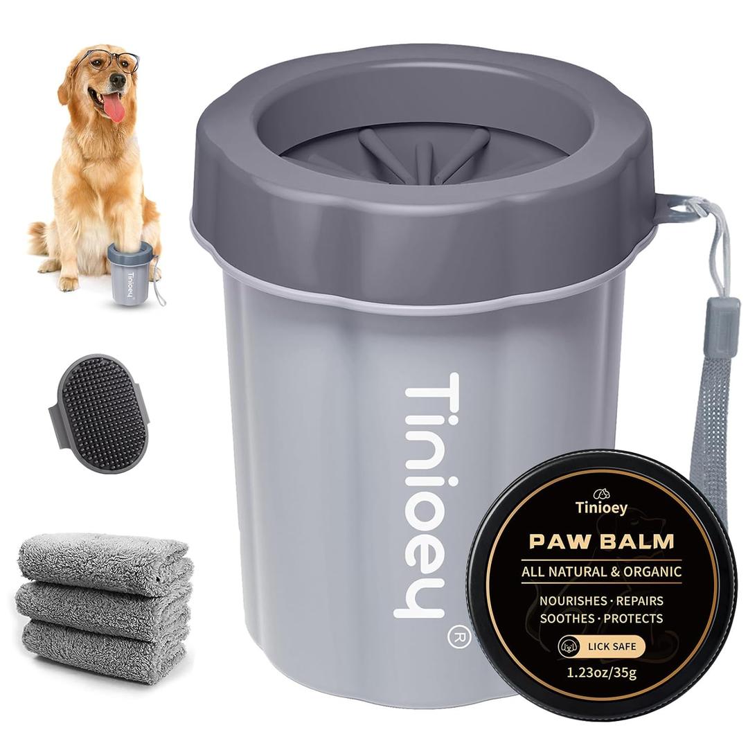 Dog Paw Cleaner for Medium Dogs, Dog Paw Washer, Muddy Paw Cleaner, Pet Foot Cleaner, Dog Paw Protector Kit