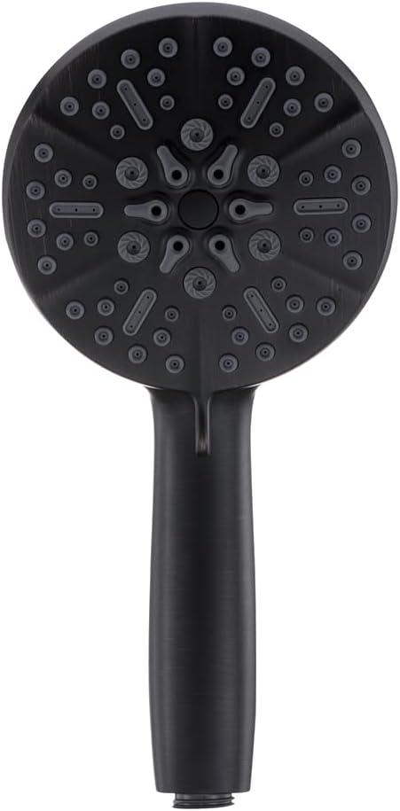Shower System Bathroom 5'' High Pressure 7-mode Handheld Shower Head Hand Held Showerhead Sprayer Oil Rubbed Bronze