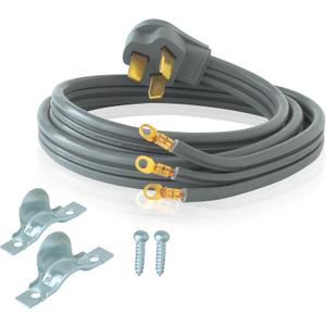 Eastman 5 Feet Electric Range Cord, 50 Amps 3-Prong Wire, 61242