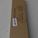 Gold Curtain Rods for Windows 32-72 Inch: 1 Inch Adjustable Acrylic Drapery Rod with Translucent Gold Foil Finials- Single Decorative Curtain Rod for Bedroom & Bathroom