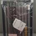 Mumeasy 36" High Extra Tall Baby Gate with Cat Door, 29.6"-40.5" Wide Pressure Mounted Dog Gate with Small Pet Door, Auto Close Pet Gate for House,Stairs,Doorways,Black