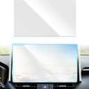 9 Inch HD Clear Anti-Scratch Waterproof Film Accessories for Car GPS Navigation Tempered Glass Screen Protector Screen Cover Universal for Cars