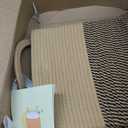 Tall Laundry Basket Hamper 95L,Cotton Rope Storage Hamper with Reinforced Handles,Decorative Blanket & Toy Basket for Living Room, Bedroom, Nursery, Dark Brown, 95L/25.1Gal