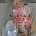 iCradle Lovely 19 inch Reborn Baby Doll Girl Soft Body Vinyl Silicone Realistic Baby Doll Lifelike Newborn Doll Kids Toy for Ages 3+ (Blonde Hair Doll) (Blue Eyes Rooted Blonde Hair)