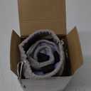 Travel Pillows for Airplanes, 360 Head Support for Long Flight, Soft Airplane Pillow with 3D Eye Mask for Sleeping, Stop Bobblehead, Airplane Headrest Gadgets, Texture Gray (Grey)