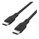 Belkin - BOOST↑CHARGE Braided USB-C 2.0, Fast Charging Cable 100W for iPhone, iPad, MacBook, Samsung, Nintendo Switch 2 & More - Black