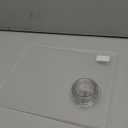 239061 RV Screen Door Slider Panel with Push-Down Knob for RV/Camper