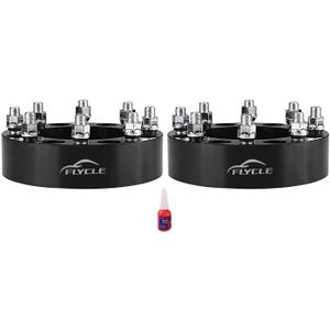 FLYCLE 8x170 2" Wheel Spacers Compatible with 2003-2025 F250 F350 Super Duty, 2 inch 8x170 Forged Wheel Spacers with 14x1.5 Studs & 125mm Center Bore