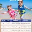 Gogokids Toddler Swim Vest, Kids Floaties Boys & Girls Buoyancy Jacket for Pool & Beach, Fits 2-8 Years / 22-60 lbs