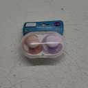 Philips Avent Ultra Soft Pacifier - 4 x Soft and Flexible Baby Pacifiers for Babies Aged 0-6 Months, BPA Free with Sterilizer Carry Case, SCF091/25 (lychee / fresh lilac)