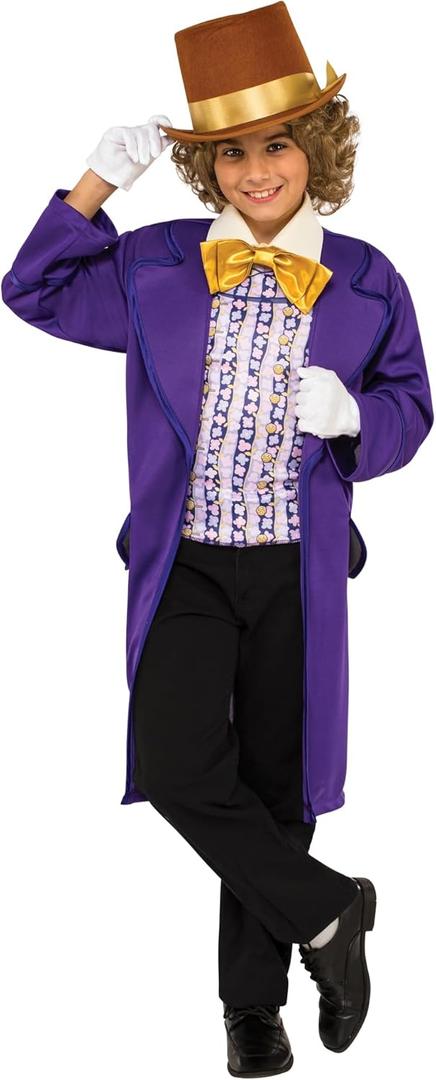 Rubie's Kids Willy Wonka & The Chocolate Factory Willy Wonka Value Costume (Large)