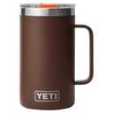 YETI Rambler 24 oz Mug, Vacuum Insulated, Stainless Steel with MagSlider Lid, Brown
