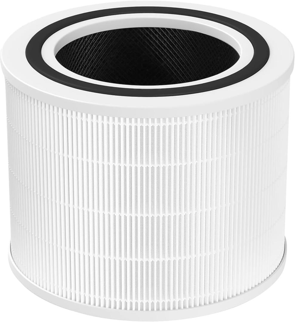 Core 200S Replacement Filter Fit for Levoit Air Purifier, Core 200S-RF 3-Stage Activated Carbon True H13 HEPA Replacement Filter Compatible with LEVOIT Core 200 Air Purifier, 3 Pack