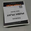 Skullcandy Push Play Active Wireless Earbuds, Bluetooth Headphones, Noise Isolating Fit, 34 Hrs Battery, Secure-Fit Over-Ear Hanger, Sweat Water Resistant, Microphone for iPhone Android - Black/ Orange