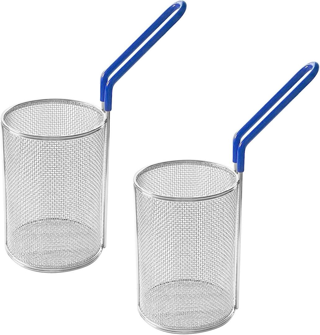 Sunrise Stainless Steel Pasta Boil Basket (2, 5"D x 7"H)