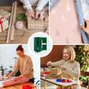 2 Pack Wrapping Paper Cutter & Adjustable Wrapping Paper Cutter, Gift Wrap Cutter Tool for Christmas Birthday, Easy Cut for Present Wrapping