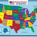 Crayola Dry-Erase USA Map, 23-1/2" x 17-1/2"