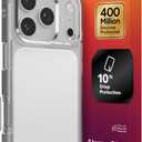 ZAGG Crystal Palace Lite Case for iPhone 17 Pro - Clear, Drop Protection (10ft/3m), Ultra-Slim & Lightweight, Sleek & Minimalistic Phone Case with Transparent Design, Anti-Yellowing Technology