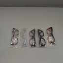 REAVEE 6 Pack Oprah Style Reading Glasses for Women Blue Light Blocking, Cute Square Computer Readers with Spring Hinge