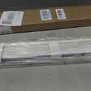 No Tools No Drill 1" Cordless Mini Blinds, Horizontal Light Filtering Blind, Vinyl Blinds for Indoor Windows 35.5" W x 48" H, White.