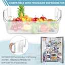 UPGRADED 242126602 Refrigerator Door Bin Shelf Replacement Compatible with Frigi.daire Refrigerator Door Shelf Replacement Parts LFSS2612TF0 LFSS2612TF4 by AMI PARTS