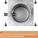 Fire Burn Pot and Hot Rod Ignitor Kit Replacement Parts for Traeger & Pit Boss Wood Pellet Grill Smoker, Fire Burner Pot with Screws and Fuse