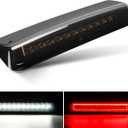 SUPAREE LED Third Brake Light Smoked Lens Fit for 2004 2005 2006 2007 2008 Ford F150, 3rd Brake Light Assembly Roof White Cargo Light Red High Mount Lamp