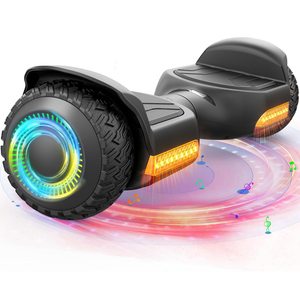 Gyroor Hoverboard New G13 All Terrain Hoverboard with LED Lights & 500W Motor, Self Balancing Off Road Hoverboards with Bluetooth for Kids ages 6-12 and Adults