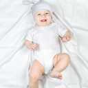 Jastore 8 PCS Baby Newborn Hats Set Knot Beanie Hats Soft for Infant Baby Girls Boys Caps 0-6 Months