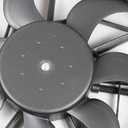 BOXI 620-052 Radiator Cooling Fan Assembly Fit for 2006 2007 2008 2009 2010 Chrysler PT Cruiser with 4-Pin Connector excluding Turbo Models 5179470AA