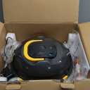 Y20 Cordless Robotic Pool Cleaner, Automatic Pool Vacuum for Above Ground & Inground Pool, 90 Min Runtime, Auto-Parking, Lightweight, Powerful Robot up to 1100 sq.ft (Black-Orange)