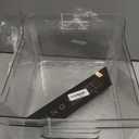 BINO | Plastic Storage Bins, X-Large - 2 Pack, Clear | THE SOHO COLLECTION | Pantry Organizers and Storage Containers Fridge Organizer Bins Kitchen Cabinet Organizer Medicine Cabinet Organizer Bin