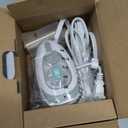 BEAUTURAL Mini Travel Steam Iron for Clothes with Dual Voltage, Temperature Control, Non-Stick Soleplate and Cord Storage, Ideal for Sewing, Quilting and Handcraft (White)