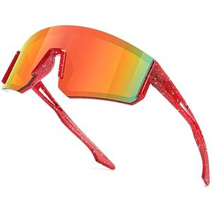 SEKKAF Youth Baseball Sunglasses for Boys Girls Age 6-12 Softball Cycling Sports Sunglasses for Kids Lightweight Frame, Pack 3