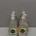 Seventh Generation Dish Liquid Soap Clementine Zest Lemongrass Pack of 6 Dishwashing Soap Liquid Soap 19 oz