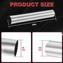 LCGP 3" Custom Mandrel Straight Exhaust Pipe, 35" Long, Made of High Quality Stainless Steel Fit 3 Inch Exhaust Pipe